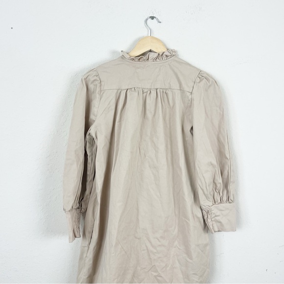 Tuckernuck Pomander Place Khaki Claiborne Mini Dress Size Small - Picture 6 of 7